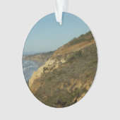 カリフォルニア海岸線風光明媚な旅行風景 オーナメント (正面)