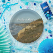 カリフォルニア海岸線風光明媚な旅行風景 ペーパープレート (パーティー)