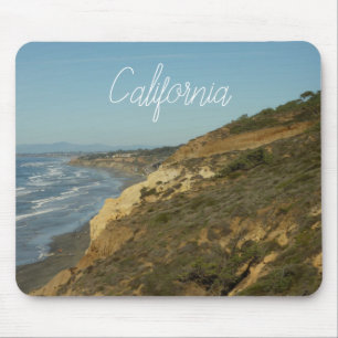 カリフォルニア海岸線風光明媚な旅行風景 マウスパッド