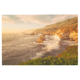 カリフォルニア海岸線 メタルプリント