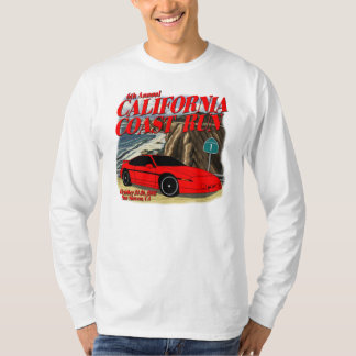 カリフォルニア海岸走られた「08の長袖のワイシャツ Tシャツ