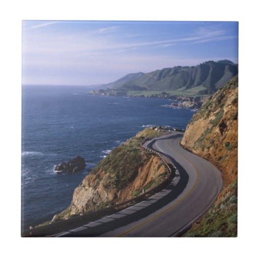 カリフォルニア海岸近くのハイウェイ1 タイル (正面)