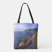 カリフォルニア海岸近くのハイウェイ1 トートバッグ (裏面)