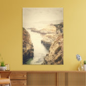 カリフォルニア海岸 キャンバスプリント (インサイチュ (リビング))