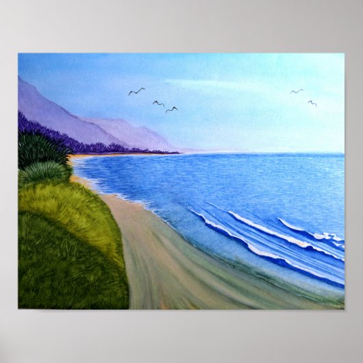 カリフォルニア海岸 ポスター (正面)