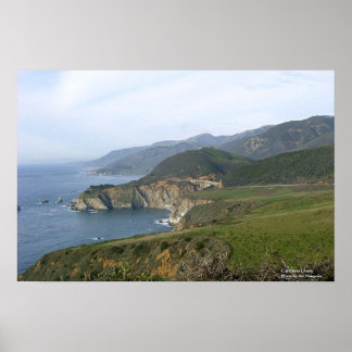カリフォルニア海岸 ポスター