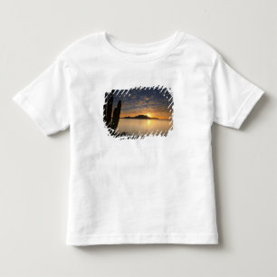 カリフォルニア湾のIsla+Danzante上空の日の出 トドラーTシャツ
