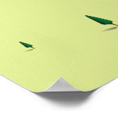 カリフォルニア澄ん湖の米国の地図 ポスター (角)