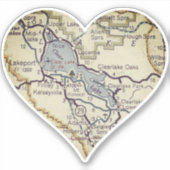 カリフォルニア澄ん湖 シール (正面)