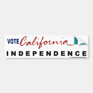 カリフォルニア独立バンパーステッカー バンパーステッカー