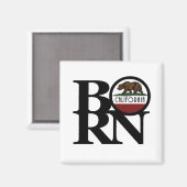 カリフォルニア生まれ州 マグネット (正面/裏面)