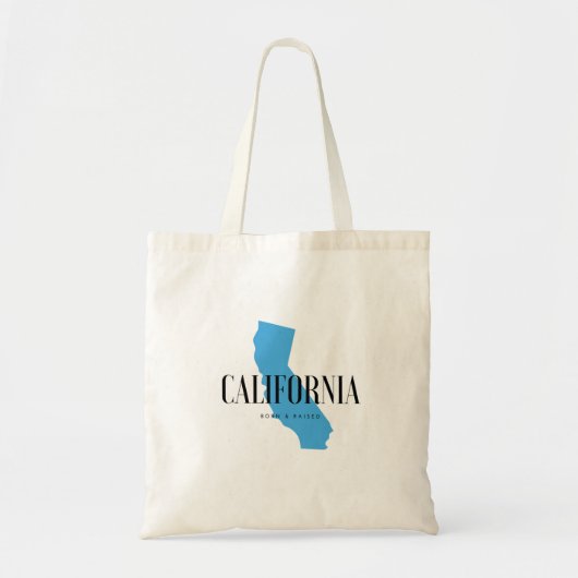 カリフォルニア生まれ育ち トートバッグ (正面)