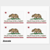 カリフォルニア生まれ育った苦悩 長方形シール (シート)