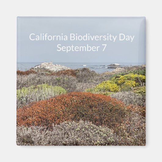 カリフォルニア生物多様性の日 マグネット (正面)
