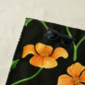 カリフォルニア産のケシ、夏期の花、オレンジ色のウィル ビーチタオル (インサイチュ)