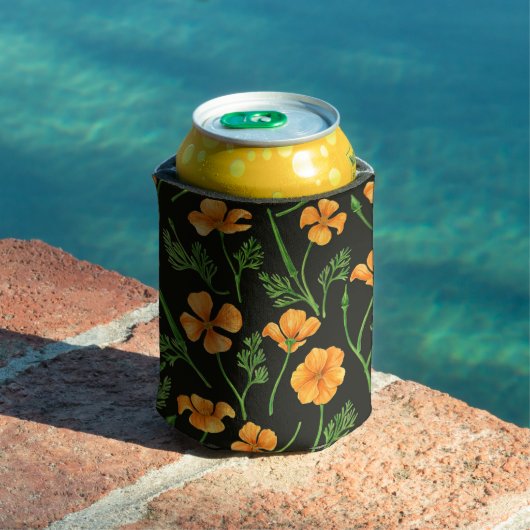 カリフォルニア産のケシ、夏期の花、オレンジ色のウィル 缶クーラー (インサイチュ プール)