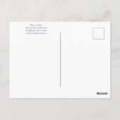 カリフォルニア産のブラームズ:セージ・ポピー ポストカード (裏面)