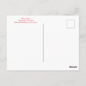 カリフォルニア産のブルーミングス：レッドソバ ポストカード (裏面)