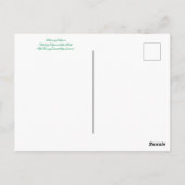 カリフォルニア産の血まみれ:白い花のカラント ポストカード (裏面)