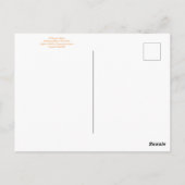 カリフォルニア産の血まみれ: Eriogonum fasciculatum ポストカード (裏面)