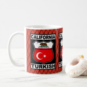 カリフォルニア産トルコ系アメリカ人マグカップ コーヒーマグカップ