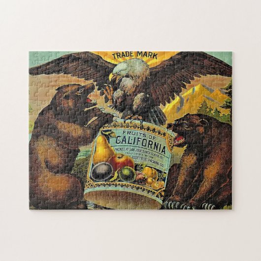 カリフォルニア産フルーツベア ジグソーパズル (横)