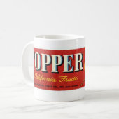 カリフォルニア産フルーツマグ コーヒーマグカップ (正面左)