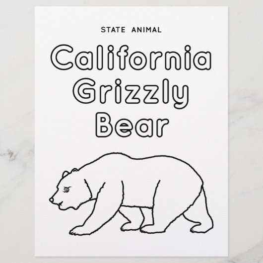 カリフォルニア産州の白熊 チラシ (正面)
