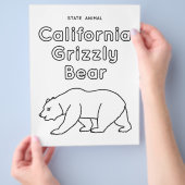 カリフォルニア産州の白熊 チラシ (手)