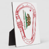 カリフォルニア登山カラビナー フォトプラーク (側面)