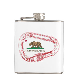 カリフォルニア登山カラビナー フラスク