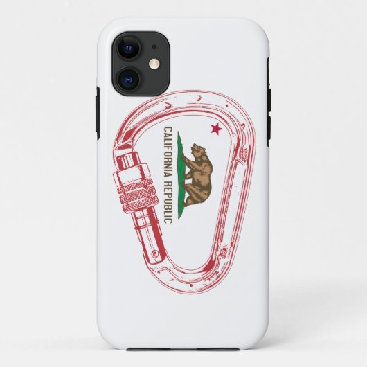 カリフォルニア登山カラビナー Case-Mate iPhoneケース (裏面)