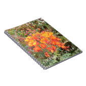 カリフォルニア砂漠の花#1旅行ジャーナル ノートブック (右側)