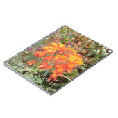 カリフォルニア砂漠の花#1旅行ジャーナル ノートブック (左側)