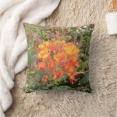 カリフォルニア砂漠の花#2装飾用クッション クッション (ブランケット)