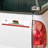 カリフォルニア社会主義共和国のバンパーステッカー バンパーステッカー (トラック上)