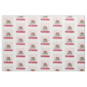 カリフォルニア米国州の旗 ファブリック (ファットクウォーター)