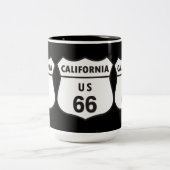 カリフォルニア米国66印 ツートーンマグカップ (中央)