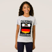 カリフォルニア系ドイツ系アメリカ人 Tシャツ (正面フル)