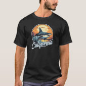 カリフォルニア素晴らしホワイトシャーク Tシャツ (正面)