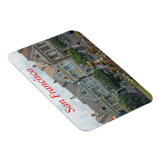 カリフォルニア絵を描州サンフランシスコ女子 マグネット (右側)