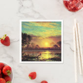 カリフォルニア絵画州オーエンス湖 スタンダードカクテルナプキン (インサイチュ)