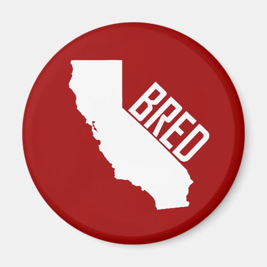 カリフォルニア育ち マグネット (正面)