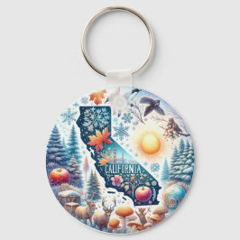 カリフォルニア自然冬 キーホルダー
