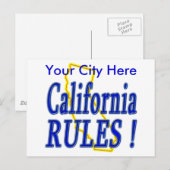 カリフォルニア規則！ ポストカード (正面/裏面)