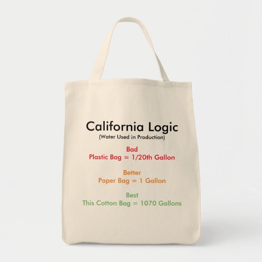 カリフォルニア論理 トートバッグ (正面)