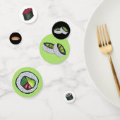 カリフォルニア転が州の巻き日本のすし料理 コンフェッティ (グループ)