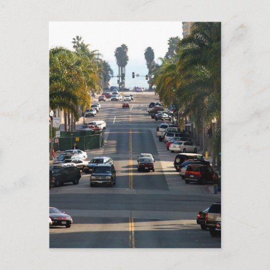 カリフォルニア通りベントゥーラ ポストカード (正面)