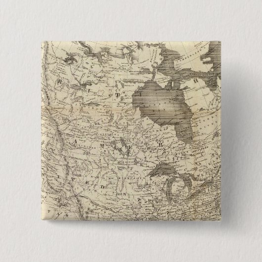 カリフォルニア金ゴールドラッシュ 缶バッジ (正面)
