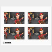 カリフォルニア金ゴールド鉱山労働者 長方形シール (シート)